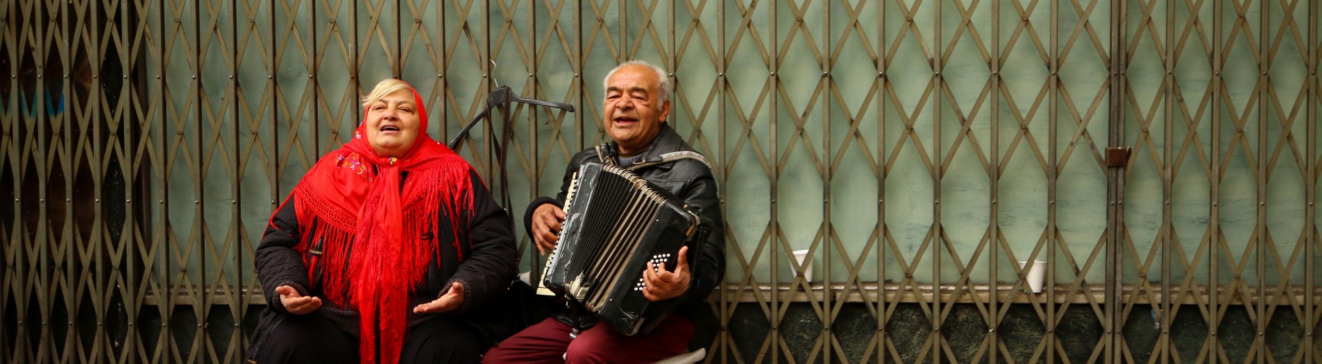 Buskers in Madrid